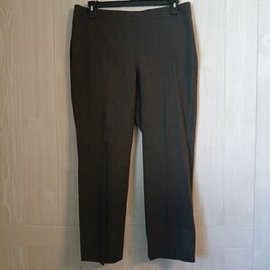 Talbots Heritage Women Size 14 Grey Pleated Formal Dress Pants